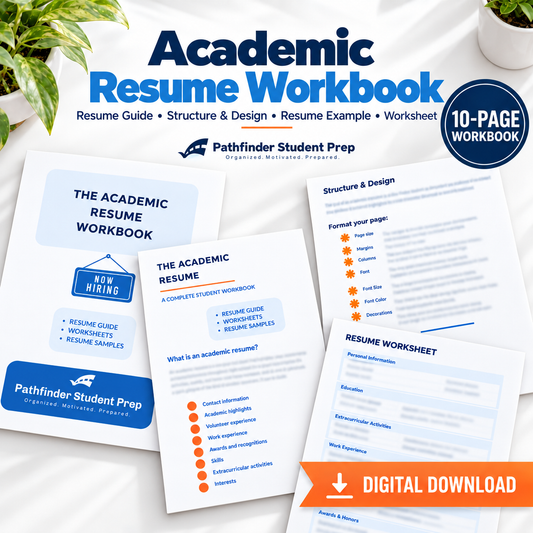 Academic Resume Workbook