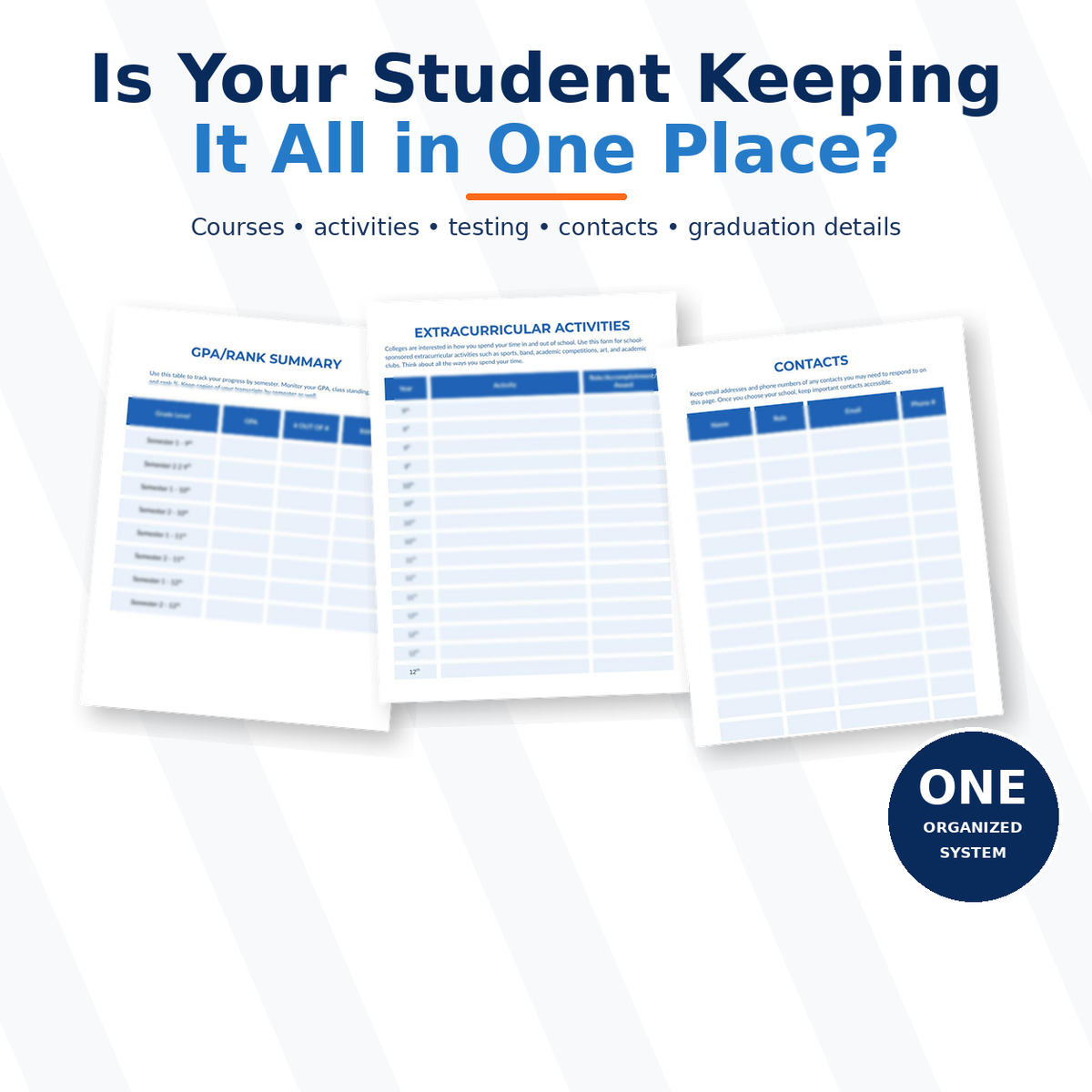 Student Organizer