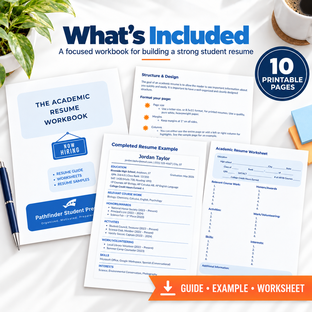 Academic Resume Workbook