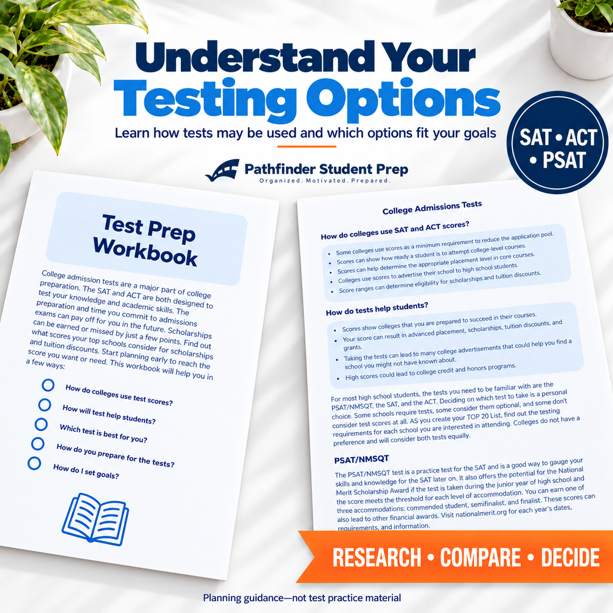 Test Prep Planning Workbook
