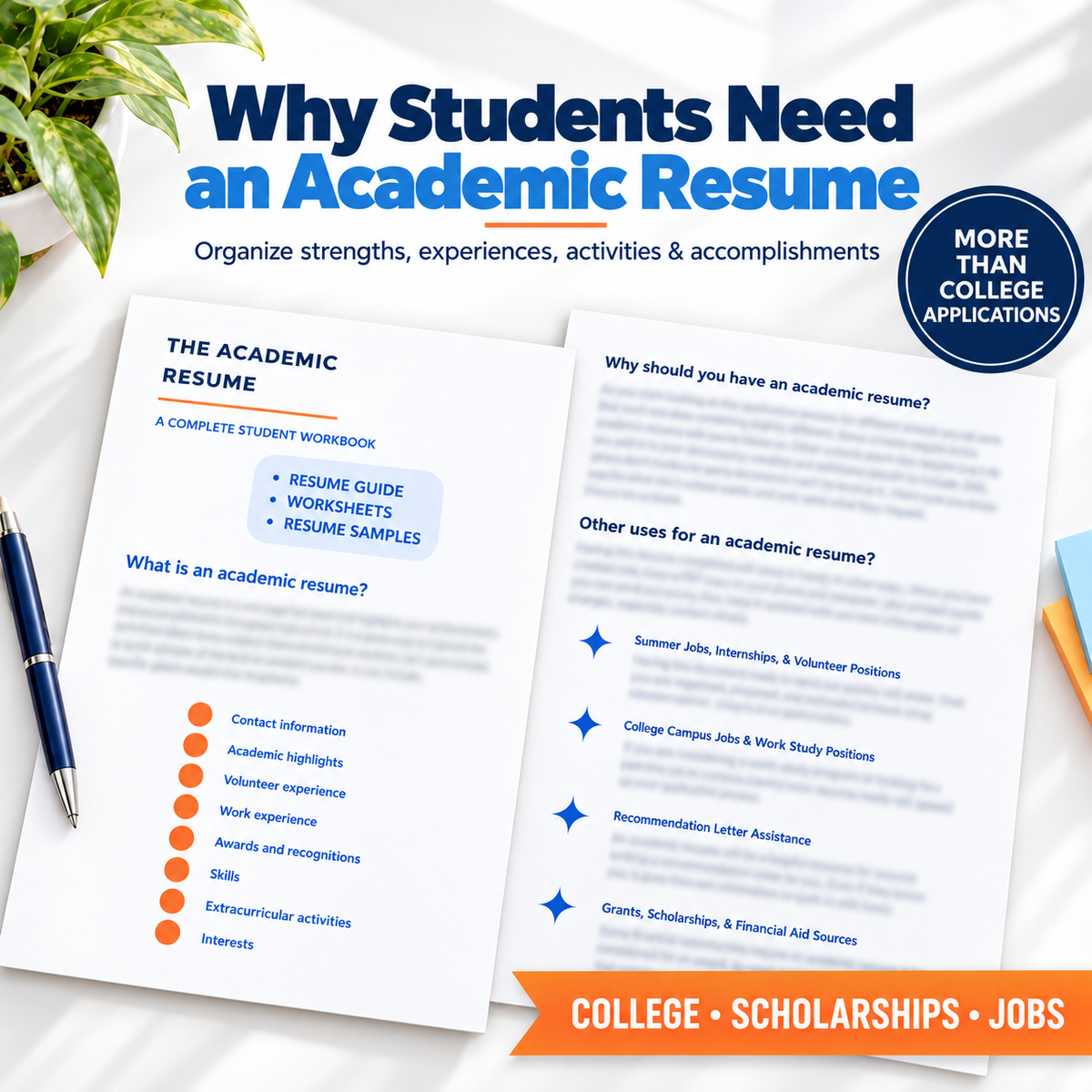 Academic Resume Workbook