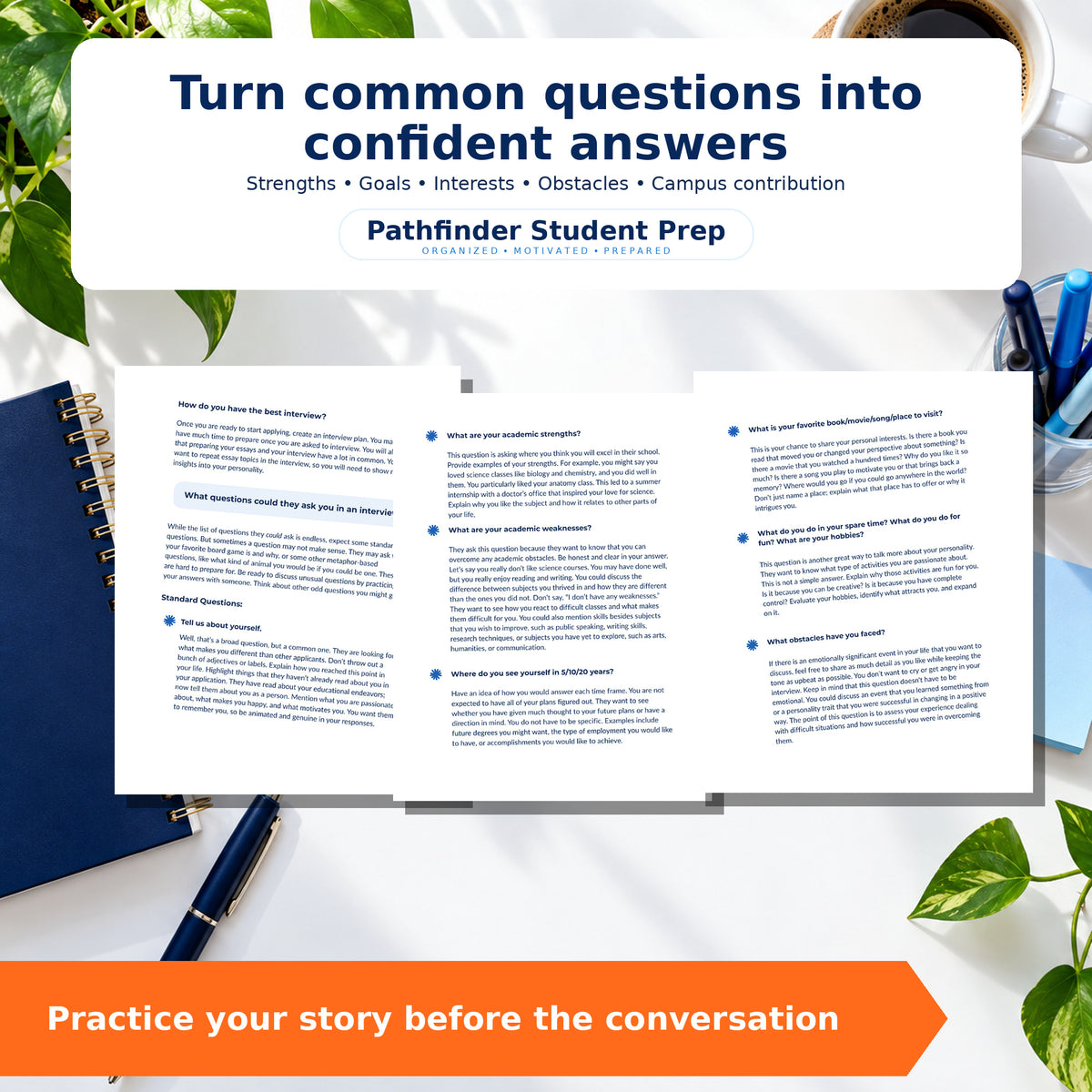 College Interview Workbook