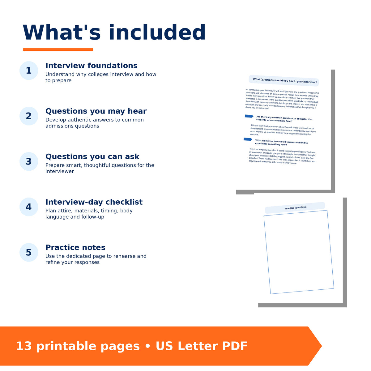 College Interview Workbook
