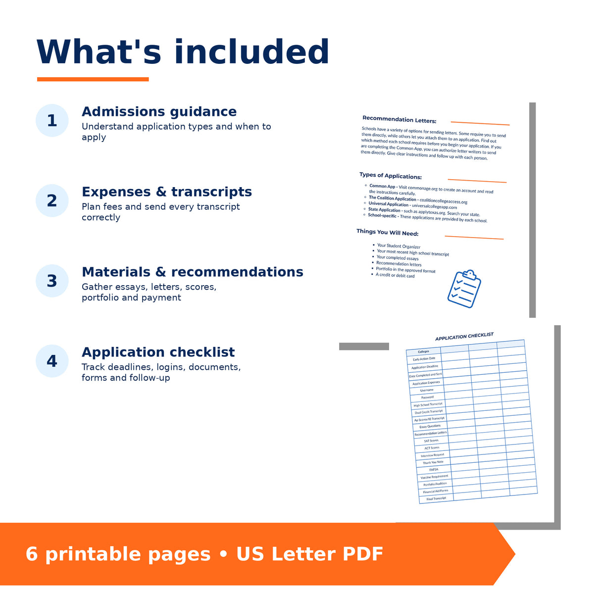 College Application Workbook
