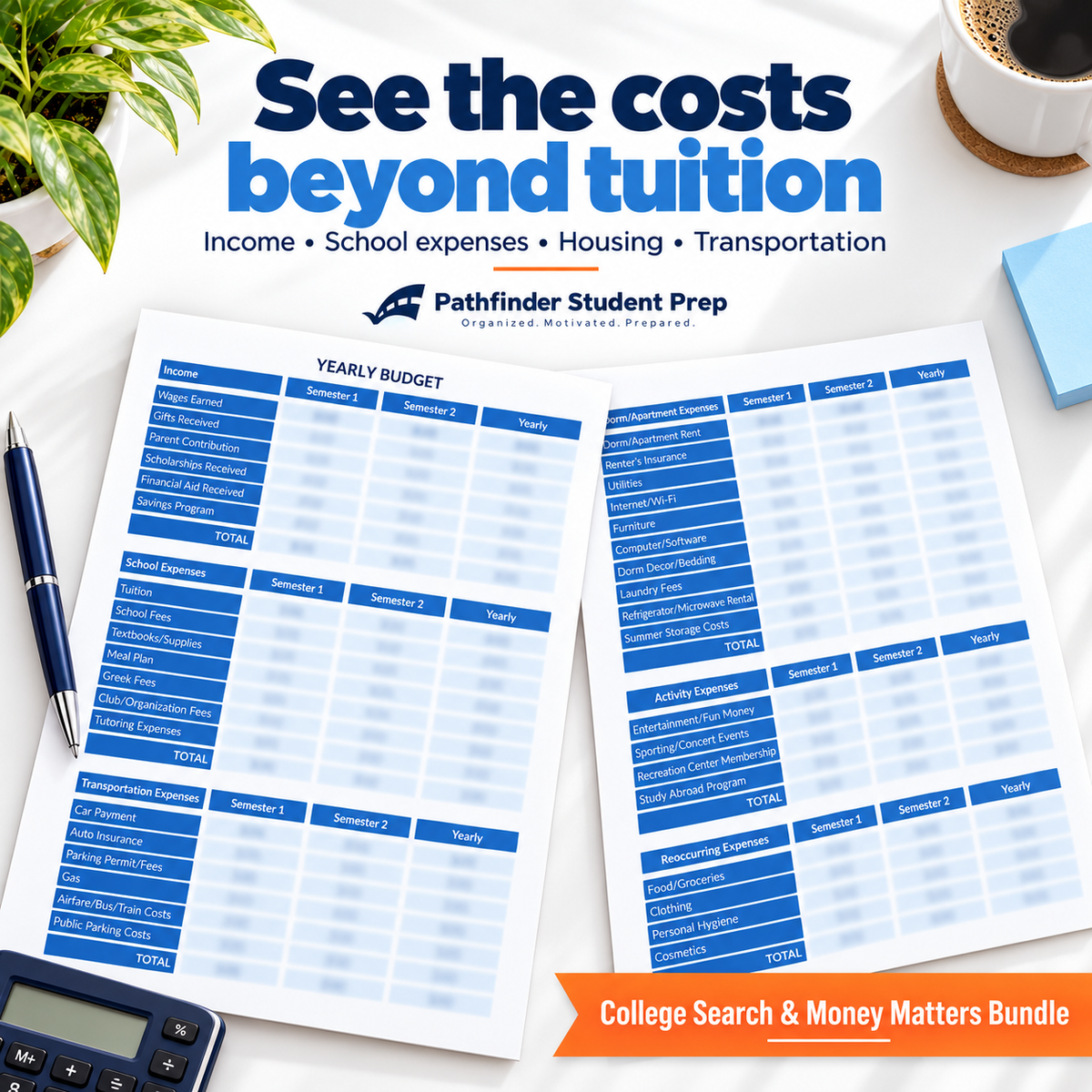 College Search & Money Matters Bundle