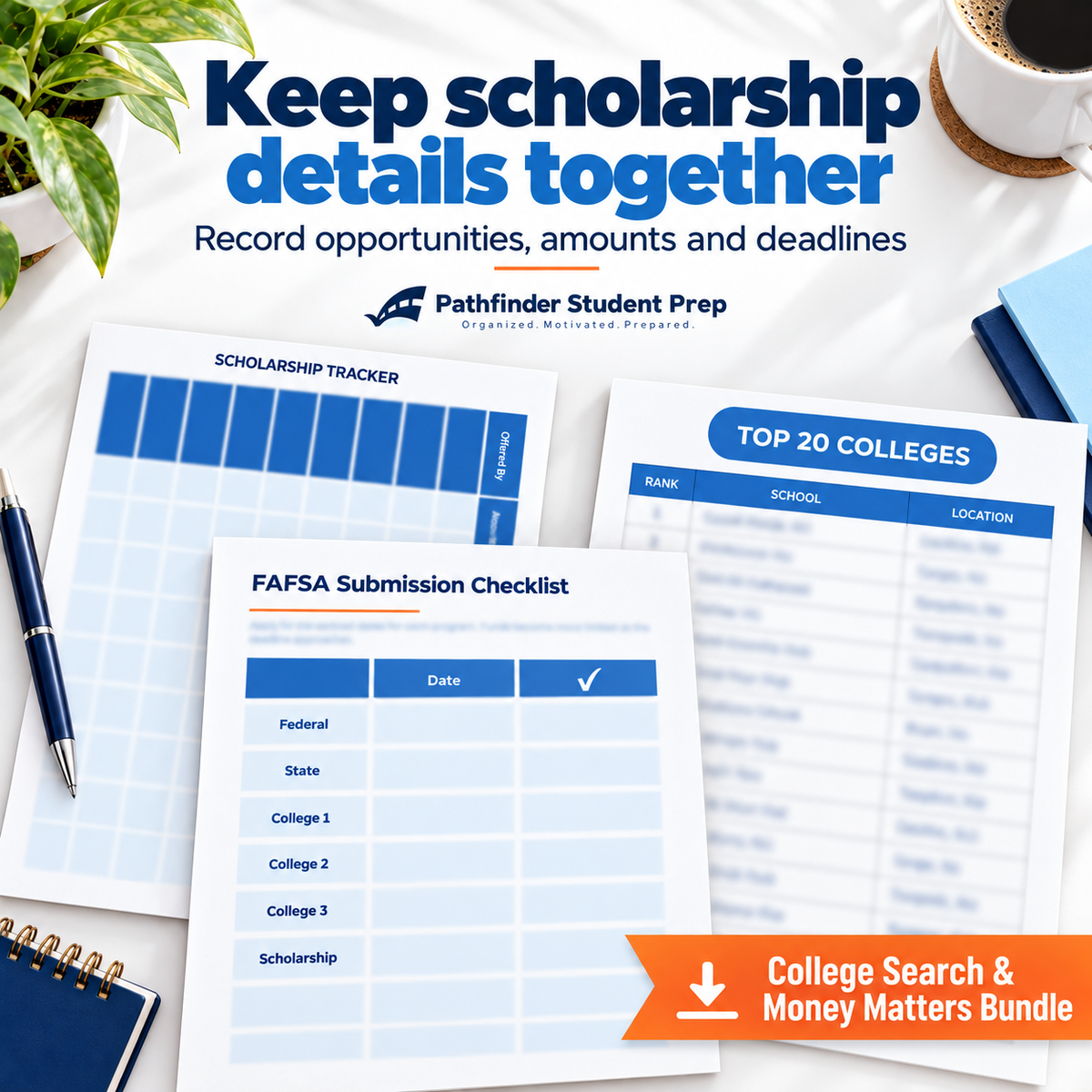 College Search & Money Matters Bundle