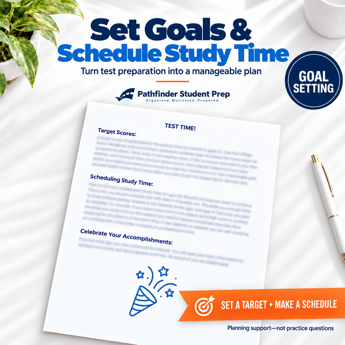 Test Prep Planning Workbook