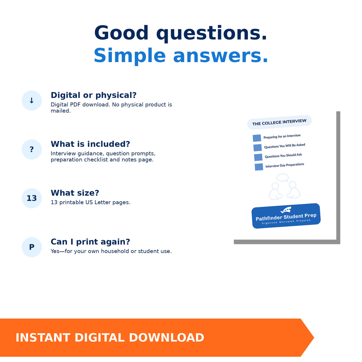 College Interview Workbook
