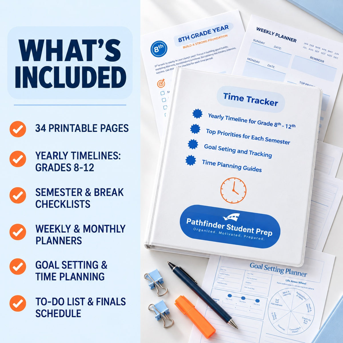 College Planning Time Tracker & Timeline